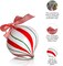 Ornativity Peppermint Candy Ornament Set – Christmas Candy Cane Shatterproof Candy Balls Hanging Ornaments for Indoor or Outdoor Christmas Tree – 1 Dozen